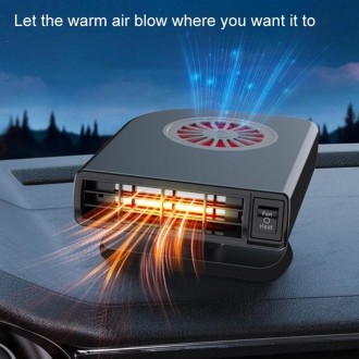 Car Heater Winter Defrost Defogging Speed Heating Fan, Color: 12V Purification