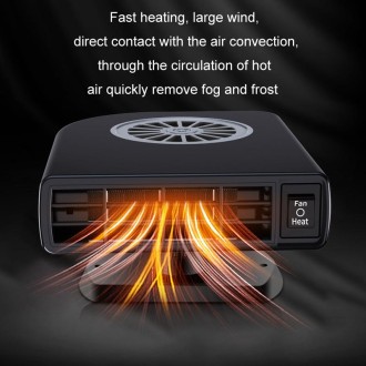 Car Heater Winter Defrost Defogging Speed Heating Fan, Color: 12V Purification