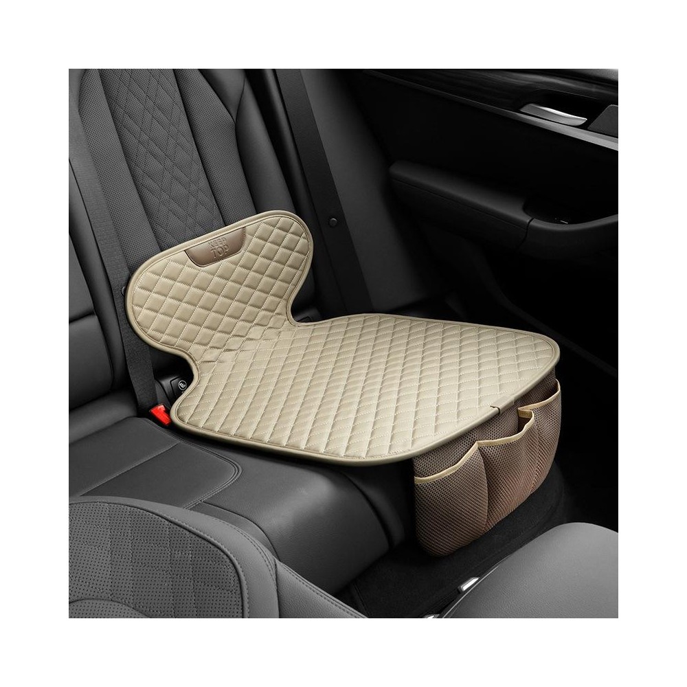 Car Child Safety Seat Thickened Anti-wear Pad isofix/britax Universal, Color: Beige With Pocket