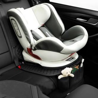 Car Child Safety Seat Thickened Anti-wear Pad isofix/britax Universal, Color: Beige With Pocket