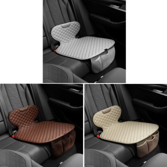 Car Child Safety Seat Thickened Anti-wear Pad isofix/britax Universal, Color: Beige With Pocket