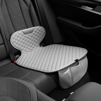 Car Child Safety Seat Thickened Anti-wear Pad isofix/britax Universal, Color: Gray With Pocket