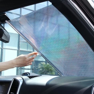 40x60cm Mesh Black Suction Cup Telescopic Car Sun Protection Blackout Curtain