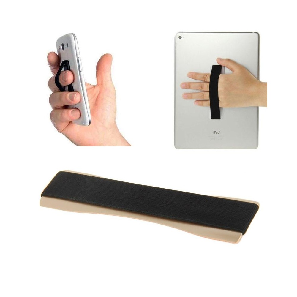 Finger Grip Phone Holder for  iPad Air & Air 2, iPad mini, Galaxy Tab, and other Tablet PC(Gold)