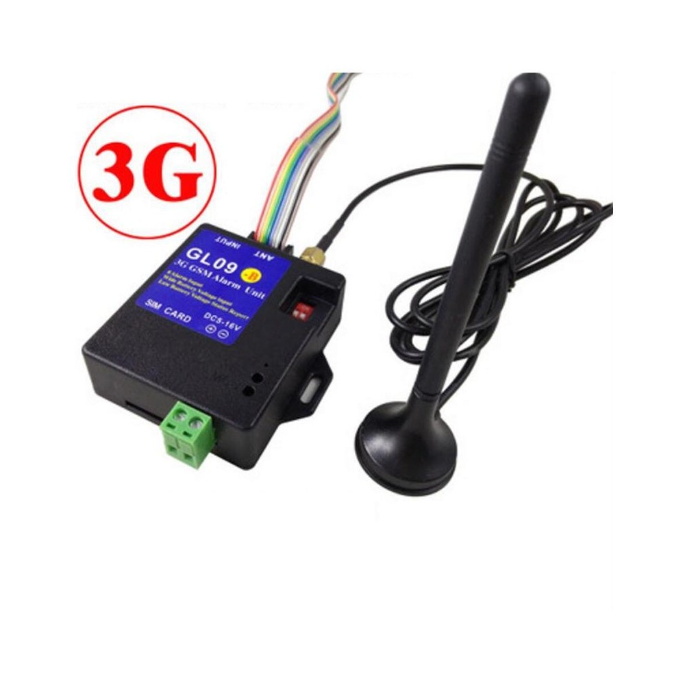 GL09-B 3G 8 Channel GSM SMS Alarm System Module For Battery Operated  Alert