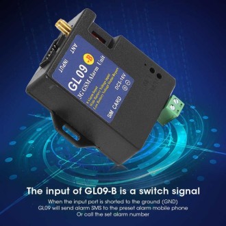 GL09-B 3G 8 Channel GSM SMS Alarm System Module For Battery Operated  Alert