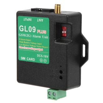 GL09 PLUS Low Standby Power Consumption 8-channel Monitoring GSM Alarm Module