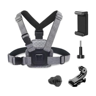 XD-002 Chest Strap Mount Front Rear Holder for  for GoPro Hero11 Black / HERO10 Black / HERO9 Black / HERO8 Black / HERO7 /6 /5 