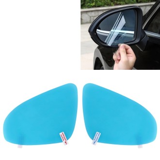 For Ford Focus Classic Version Car Round PET Rearview Mirror Protective Window Clear Anti-fog Waterproof Rain Shield Film