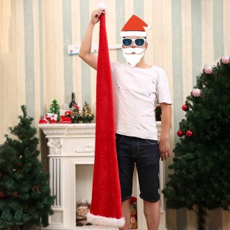 Christmas Products Super Long Plush Christmas Hats, Specification: Adult