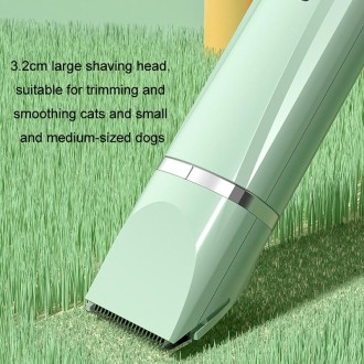 Pet Shaver Cat Dog Paw Hair Clipper Electric Fader, Color: 2 in 1 White