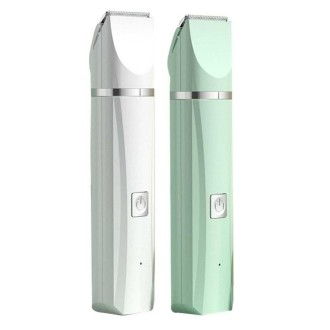 Pet Shaver Cat Dog Paw Hair Clipper Electric Fader, Color: 3 in 1 Green