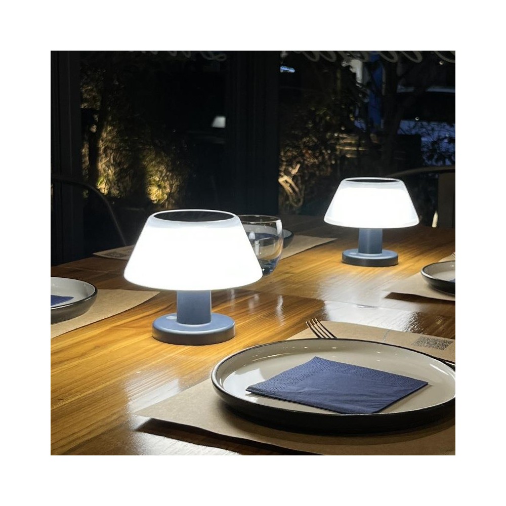 Outdoor Bar Dining Bar Atmosphere Solar Night Light Desktop Table Lamp