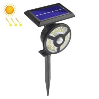 TG-TY088 72 LED Solar Wall Light Lawn Light Body Sensation Outdoor Garden Street Light(White Light)