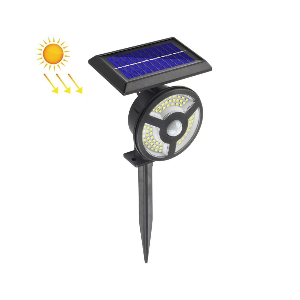 TG-TY088 72 LED Solar Wall Light Lawn Light Body Sensation Outdoor Garden Street Light(White Light)