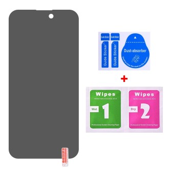 For iPhone 15 Pro Max / 15 Plus 25pcs High Transparency Full Cover Anti-spy Tempered Glass Film