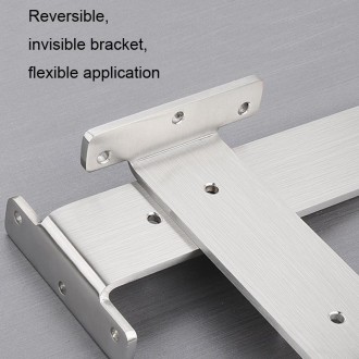 300mm 5.5mm Thick Stainless Steel Triangular Bracket Bookshelf Partition Plate