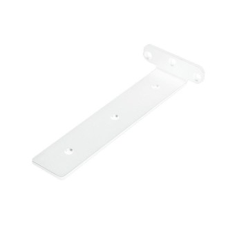 5mm Thick Triangular Bracket Bookshelf Partition Plate, Style: 250mm White