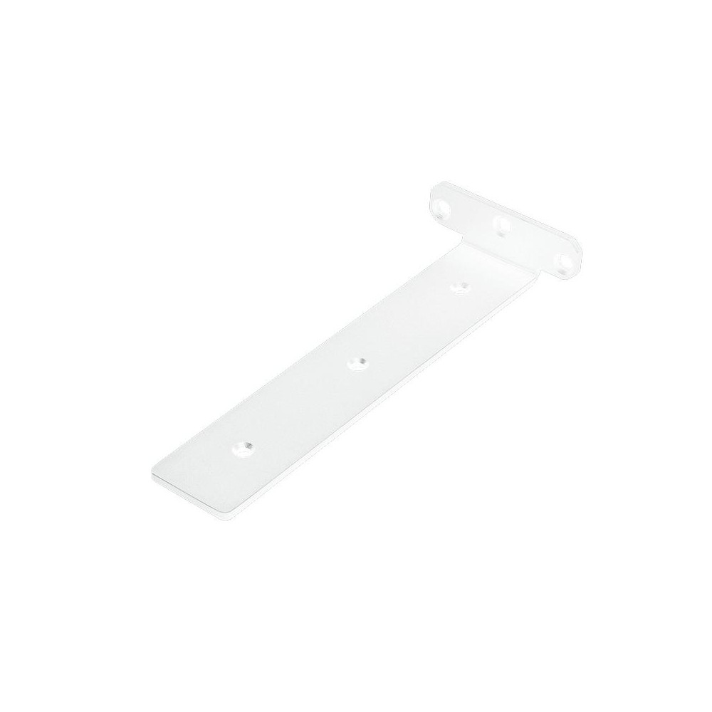 5mm Thick Triangular Bracket Bookshelf Partition Plate, Style: 150mm White