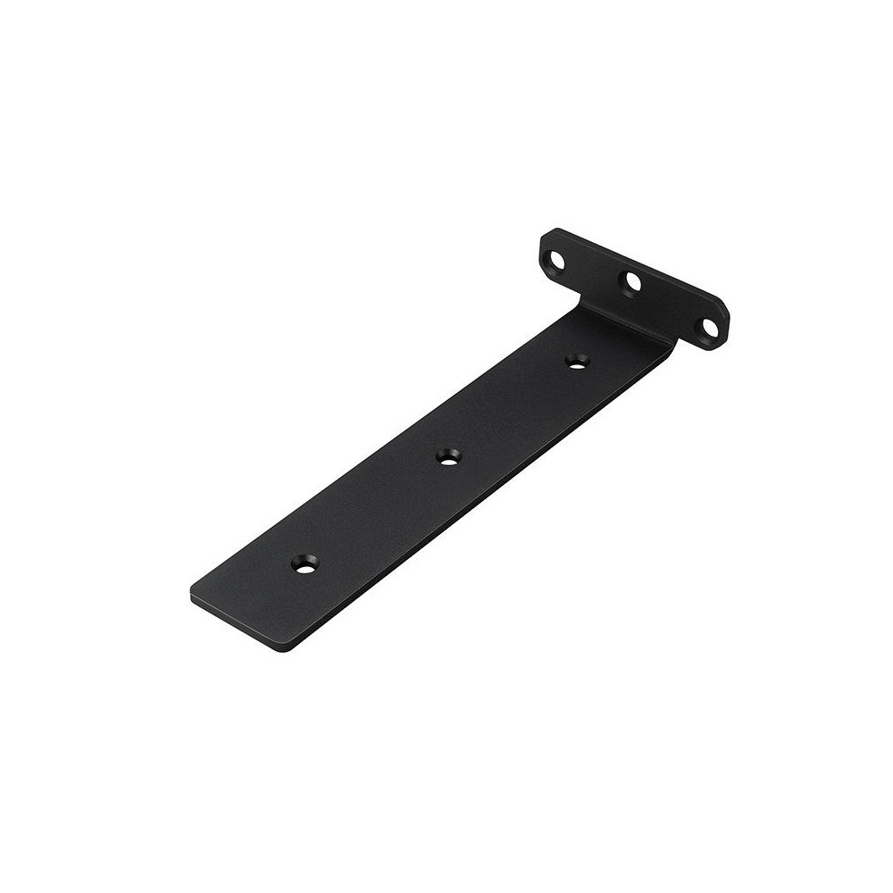 5mm Thick Triangular Bracket Bookshelf Partition Plate, Style: 250mm Black