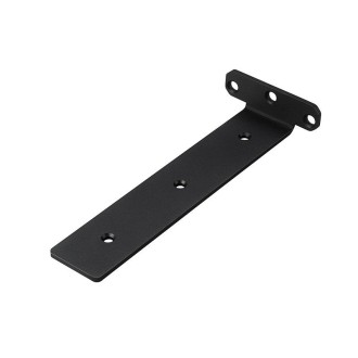 5mm Thick Triangular Bracket Bookshelf Partition Plate, Style: 200mm Black