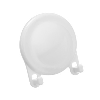 Low Hat With Hook Bathroom Hole Air Conditioning Hole Decoration Cover, Color: White