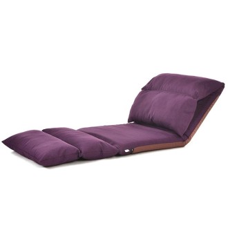 B1 Foldable Washable Lazy Sofa Bed Tatami Lounge Chair (Purple)