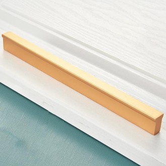 2778-500 Modern Simple Cabinet Door Handle Drawer Wardrobe Handle (Gold)