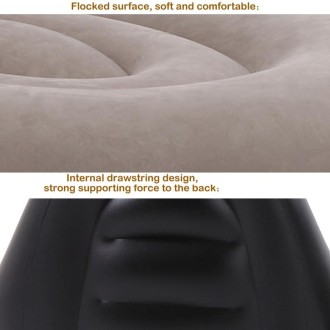 Lunch Break Inflatable Lazy Sofa, Bottom Color Random Delivery, Style: Sofa+Pedal