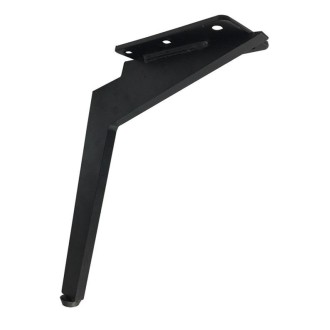 LH-DJ08 Adjustable Knife Shape Metal Furniture Support Legs, Height: 25cm(Matte Black)