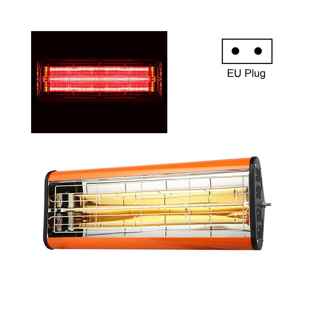 220V 1050W Heat Light Infrared Dryer Spray Paint Heating Curing Lamp Baking Booth Heater, EU Plug