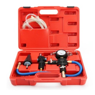 Automotive Water Tank Leak Test Pressure Gauge Coolant Replacement Filler(Plastic Box)