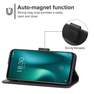 Leather Phone Case For Meizu 16s Pro(Black)