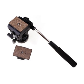 YUNTENG YT-950 Heavy Duty Tripod Action Fluid Drag Head with Quick Mount Plate