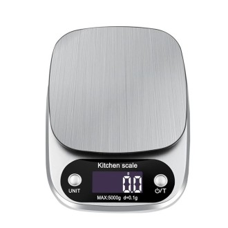 Small Multifunctional Kitchen High Precision Electronic Scale LCD Digital Display Food Scale, Model: 5kg/ 0.1g