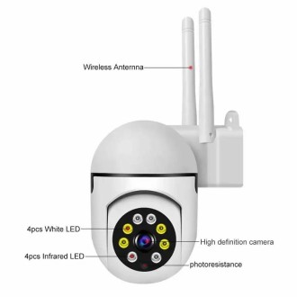 1.0MP WiFi Network HD Monitoring Camera Intelligent Household HD Night Vision Monitoring