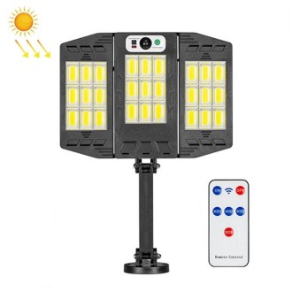 E-SMARTER W796-9 Solar Induction Courtyard Wall Light Smart Outdoor Lamp With Remote Control