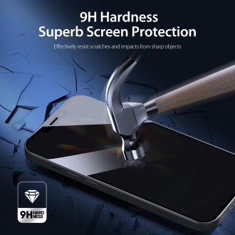 For iPhone 12 mini 5pcs DUX DUCIS 0.33mm 9H High Aluminum Anti-spy HD Tempered Glass Film