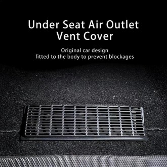 For Tesla Model 3/Y Mesh Model Protective Cover for Air Outlet Under Car Seat Air Conditioning Air Intake Filter