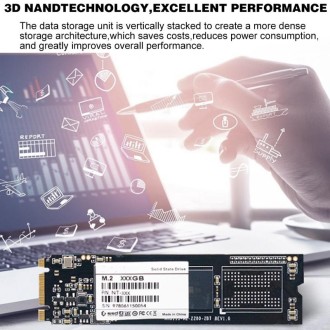 M.2 2.5 Inch High-speed SSD Solid State Drive, Capacity: 128GB