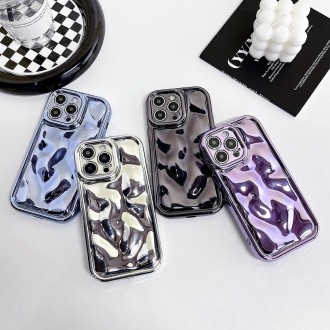 For iPhone SE 2022 /2020 / 8 / 7 Electroplating Meteorite Texture TPU Phone Case(Silver)