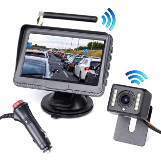 4.3 inch Car Wireless Camera Reversing Rearview Video Display