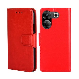 For Tecno Camon 20 Pro 5G Crystal Texture Leather Phone Case(Red)