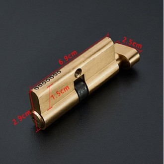 Bedroom Door Anti-theft Anti-riot Anti-violent Unlock Copper Lock Core