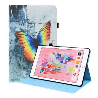 Animal Pattern Horizontal Flip Leather Case with Holder & Card Slots & Photo Frame & Sleep / Wake-up Function For iPad 9.7 2018 