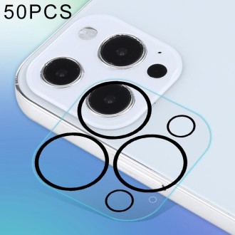 For iPhone 13 Pro 50pcs HD Anti-glare Rear Camera Lens Protector Tempered Glass Film