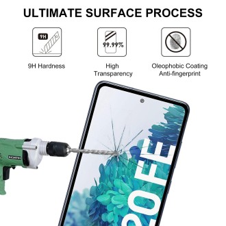 For Samsung Galaxy S20 FE / S20 FE 5G / S20 FE 2022 25 PCS Full Glue Full Screen Tempered Glass Film