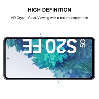 For Samsung Galaxy S20 FE / S20 FE 5G / S20 FE 2022 25 PCS Full Glue Full Screen Tempered Glass Film