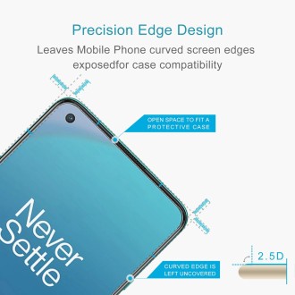 For OnePlus 8T / 8T+ 5G 50 PCS 0.26mm 9H 2.5D Tempered Glass Film