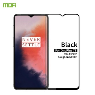 For Oneplus 7T MOFI 9H 2.5D Full Screen Tempered Glass Film(Black)